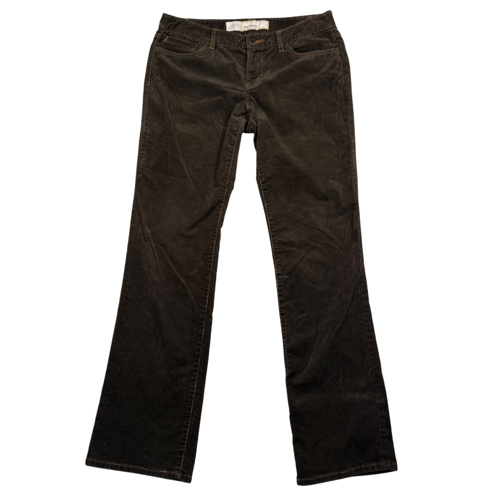Y2K Ann Taylor LOFT Slim Boot Corduroy Pants Brown Womens Size 10